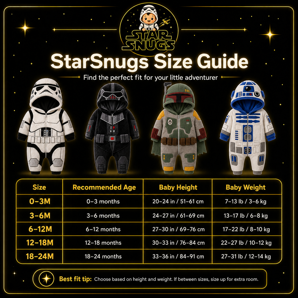 StarSnugs Onesie